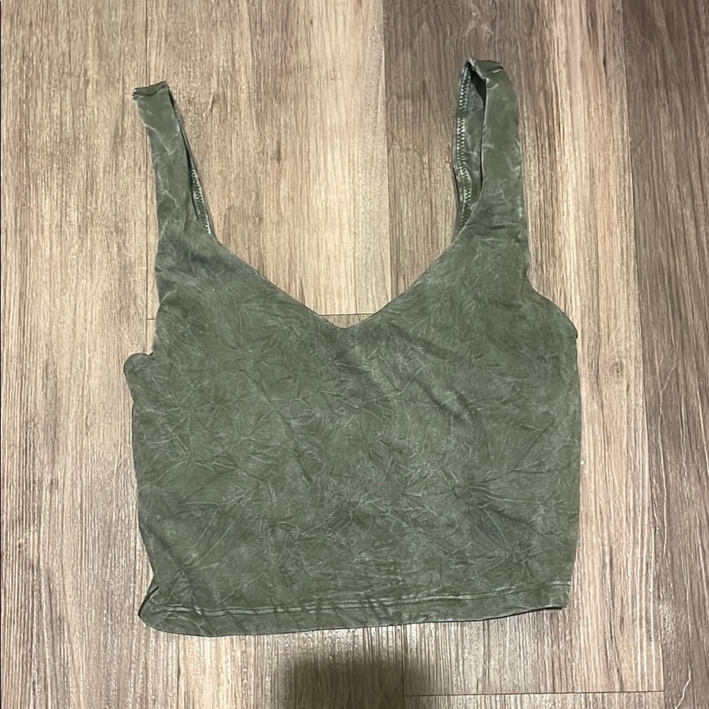 Olive Green Women's Top